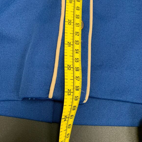 VTG 70's Womens 2 PC Sleevelss Dress A-Line Striped Bodice Solid Skirt Jacket - Picture 15 of 15